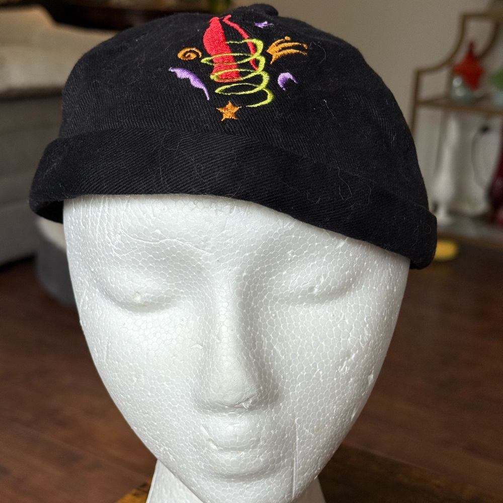 Atlanta Olympics Black Embroidered Hat Coca Cola